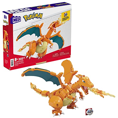 MEGA Pokémon Glurak Konstruktionsspielzeug | Nur 15,89€ – Spare 4,10€ im Vergleich zum alten Preis!