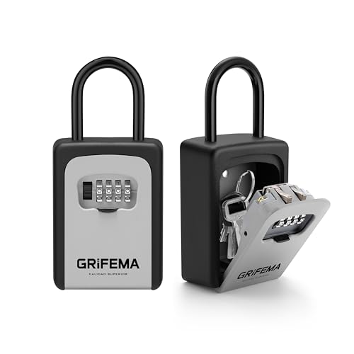 Amazon Prime Deal: GRIFEMA Schlüsseltresor mit Bügel Wetterfest – Schlüsselsafe 4 Stellig, Schlüsselbox aus Zinklegierung für nur 12,89€ statt 16,89€