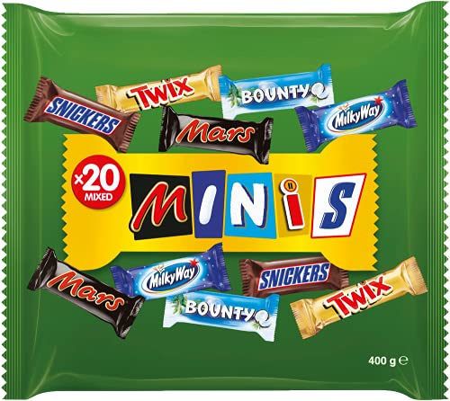 Mars Mixed Minis Beutel 400 Gr.: Mars, Snickers, Bounty, Twix, Milky Way für nur 3,32€