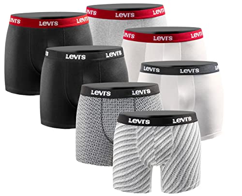Levi’s Levis Herren Boxershort Limited Style Edition 7er Pack – New Black-White – Größe M