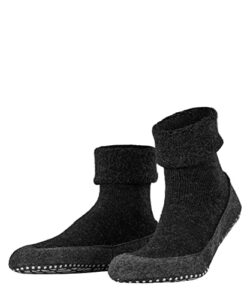 FALKE Herren Hausschuh-Socken Cosyshoe M HP Wolle rutschhemmende Noppen 1 Paar, Grau (Anthracite Melange 3080), 41-42 – Nur 20,95€ und alles andere als langweilig!