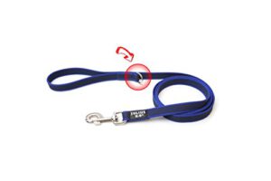 [Prime] IDC Color & Gray gumierte Leine, 20 mm x 1,8 m mit Schlaufe und D-Ring | Blau-Grau – Nur 5,99€