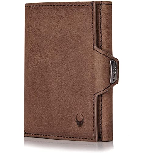 DONBOLSO Slim Wallet NextGen Leder mit Münzfach | 11 Karten | Echtleder | RFID Blocker – Nur 24,65€ statt 56,99€
