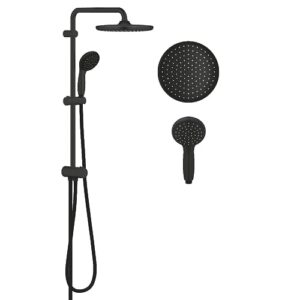 GROHE Vitalio Start System 250 Flex – Duschsystem matt schwarz: Reduzierter Preis und umfassende Funktionen