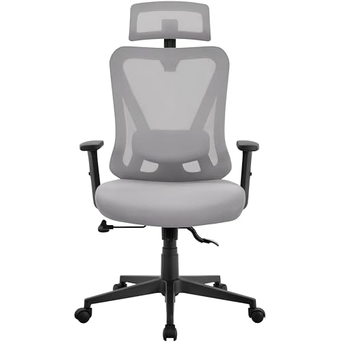Yaheetech Bürostuhl Ergonomisch, Schreibtischstuhl mit Verstellbarer Kopfstütze – Nur 69,99€ statt 76,49€