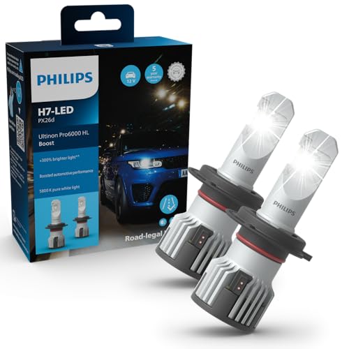 Philips Ultinon Pro6000 Boost H7-LED Scheinwerferlampe – Neue 2. Generation für nur 96,45€ – Spare 11,51€ im Angebot