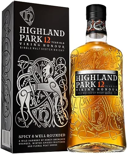 Highland Park 12yo, Single Malt Whisky, 0,7L, -21% | Vollmundiger Rauch und fruchtige Süße