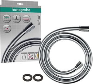 hansgrohe Isiflex – universal Duschschlauch 1,60 m mit Verdrehschutz und Dichtung / 2,00 m für 16,89€ (VGP 19,89€)