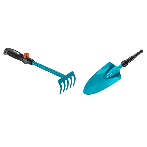 GARDENA Gartengeräte-Set 17354-60 Combisystem Rechen + Kelle für 11,99€ – Müheloses Ein- & Umpflanzen im Garten [Amazon Prime]