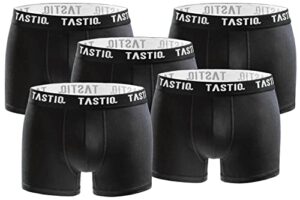 TASTIQ | Herren Boxershorts 5er Pack | Boxer Briefs aus Baumwolle | Alle Größen und Farben (Prime) – Stark Reduziert! Sparen Sie 50%!