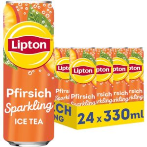 Lipton Sparkling Peach Eistee 24 x 0,33 l – Deal mit 44% Ersparnis!