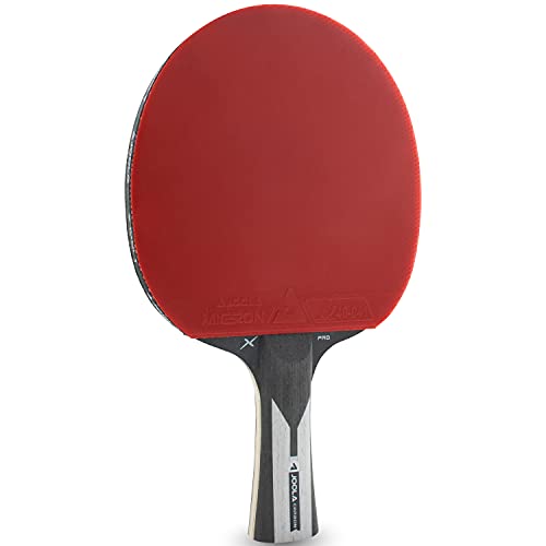 JOOLA Tischtennisschläger Carbon X Pro ITTF genehmigter Profi Wettkampf Tischtennis-Schläger 7 Sterne, 2 MM Schwammstärke, Schwarz/Grau – Angebot: 37,95€ (Ersparnis 11,95€)