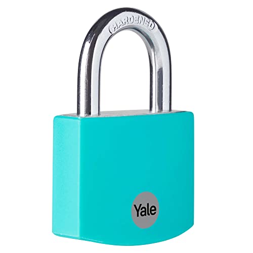 Yale – YE3B/38/119/1/TE Standardsicherheit 38 mm Aluminium Vorhängeschloss – türkis – 3€ (6,17€ gespart)