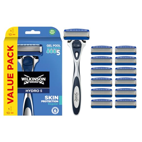 Wilkinson Sword Hydro 5 Skin Protection Rasierer + 13 Ersatzklingen nur 17,99€ – Spare 7€!