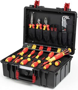 Wiha Lehrlingskoffer für Elektroinstallation 39-teilig VDE (45257) – Profi Werkzeugkoffer Elektriker mit Grundaustattung bestückt – Deal: 222,10€ statt 246,39€