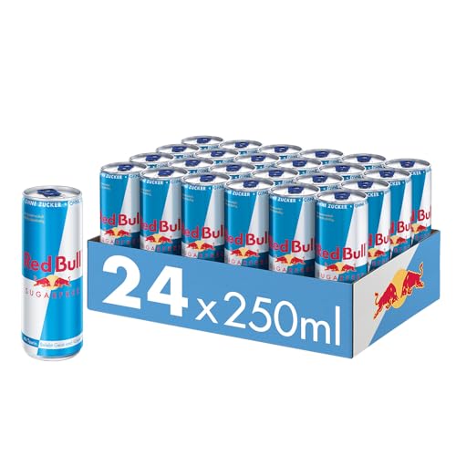 Red Bull Energy Drink Sugarfree – 24er Palette Dosen – 19,01€ statt 1,39€ – Ersparnis 15,62€ (Prime Spar-Abo)