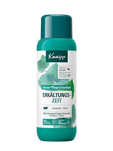 Kneipp Aroma-Pflegeschaumbad Erkältungszeit – mit Eukalyptus & Minze – sanfte Hautpflege – 400ml für nur 2,21€ statt 3,55€ – Spare 38%!