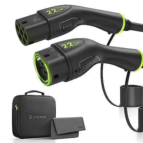SYNCWIRE 22kW 5m Ladekabel IP54 inkl. Tasche – TÜV Rheinland zertifiziert für nur 129,99€ statt 159,99€