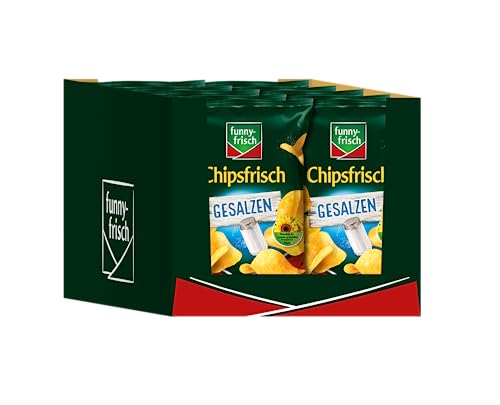 Spare 46%: funny-frisch Chipsfrisch gesalzen, 10er Pack (10 x 150 g) nur 10,64€ statt 19,90€