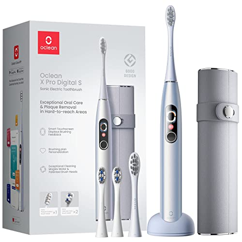 Oclean X Pro Digital Set mit Reiseetui und 4 Köpfen – Nur 70,24€ statt 81,60€