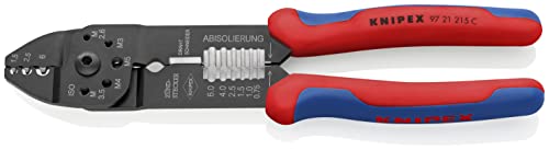 Knipex 97 21 215 C Crimpzange 1 Stück Unisolierte Kabelschuhe, Unisolierte Kabelverbinder 0.5 bis 6mm² (Prime) – Jetzt nur 17,57€ statt 22,52€