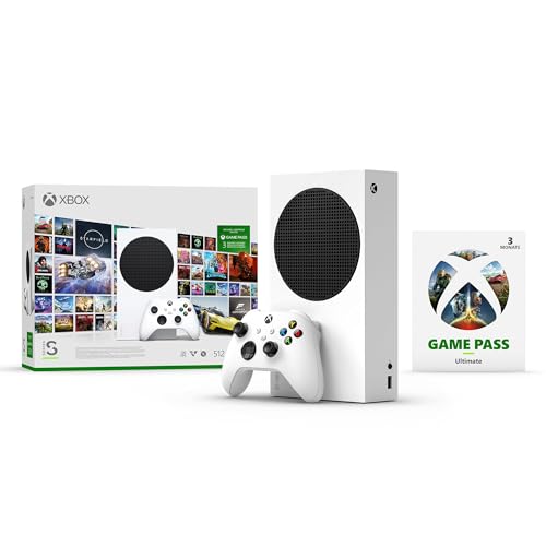Xbox Series S 512GB – Starter Bundle | inklusive 3 Monate Game Pass Ultimate für nur 229,99€ – Spare 20€ im Vergleich zum alten Preis