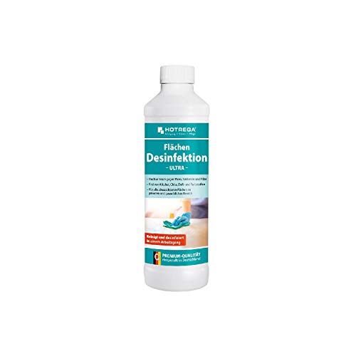 Schnapp dir HOTREGA Flächen-Desinfektion ULTRA 500 ml für nur 1€ statt 5€!