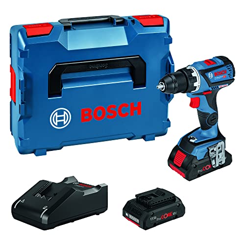 Bosch Professional GSR 18V-60 C Akku-Bohrschrauber 18V 2x 4Ah ProCore + Ladegerät in L-Boxx für nur 246,49€ – Spare 43,41€!
