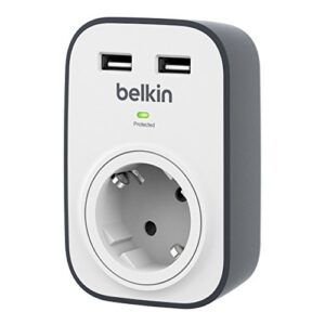 Belkin SurgeCube USB-Steckdose und Überspannungsschutz, 1 Weg/1 Stecker (Prime) – 11,35€ statt 22,37€