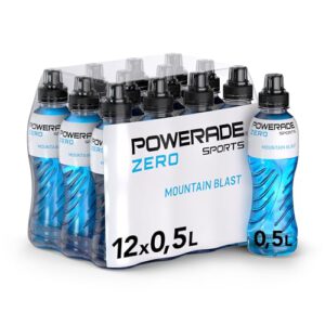 Powerade Sports Wild Cherry oder Mountain Blast Zero 12 x 500 ml für nur 9,89€ – 36% günstiger als der reguläre Preis!