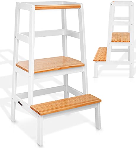 KIDUKU Lernturm aus Holz nur 53,99€ – Spare 36€ im AmazonPrime Coupon Deal!