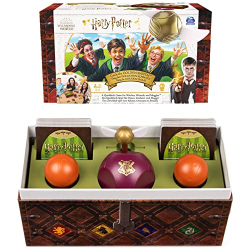 Wizarding World Harry Potter – Fang den Goldenen Schnatz | Quidditch Action-Kartenspiel für 13,99€ – Spare 44% gegenüber 24,90€