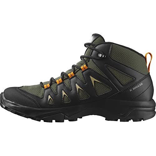 Salomon X-Braze Mid Gore-Tex Herren Wanderschuhe in oliv (Gr. 46 2/3) – 21€ gespart!