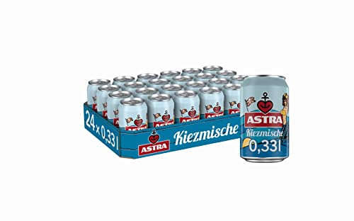 Astra Kiezmische fruchtig, trübes Alster Radler, Bier Dose Einweg (24 X 0.33 L) für nur 11,21€ – 53% Rabatt!