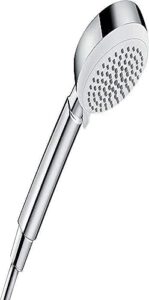 Spare 8€! hansgrohe Crometta 100 – wassersparender Duschkopf mit 4 Strahlarten (u.a. Rain und Massage) (Prime)