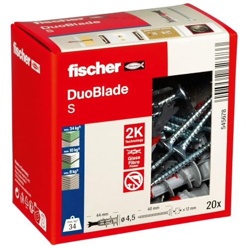 Fischer DUOBLADE S – Selbstbohrende Gipskartondübel im Angebot: Nur 8,79€ statt 14,48€!