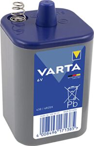 VARTA Batterie 430, Blockbatterie 4R25X, 1 Stück, Zink-chlorid, 6V (Sparen Sie 31% – Vorher 5,49€)