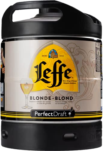 Leffe Blonde Perfect Draft (1 x 6l) – Belgisches Abteibier zum Sparpreis! (Ersparnis 7,95€)
