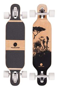 36,70€ RollerCoaster Longboard Drop Through Cruiser für Kinder – Urbanes Freerideboard für leichte Fahrer