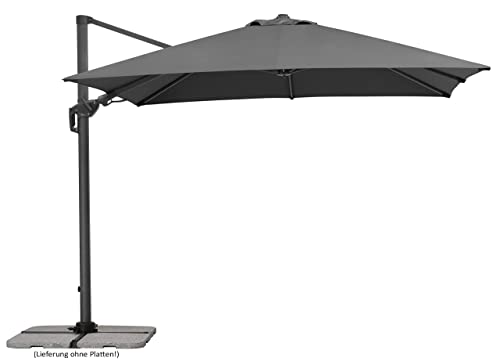 Schneider Sonnenschirm Rhodos Twist, anthrazit im Angebot für 330,99€ statt 379€ – Spar-Vorteil bei Amazon