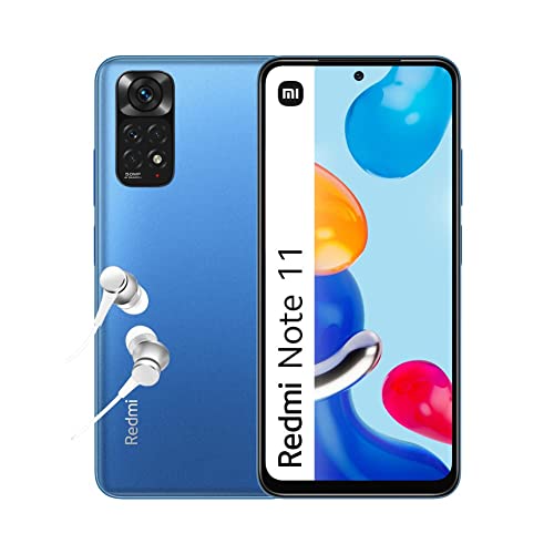 Xiaomi Redmi Note 11, Smartphone + Kopfhörer, 4 + 64 GB für 109,90€ – Unbegrenzte Möglichkeiten und AMOLED Display