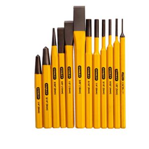 Stanley Meissel-, Körner- und Durchschläger-Set (12-teilig) – Qualität zum Sparpreis