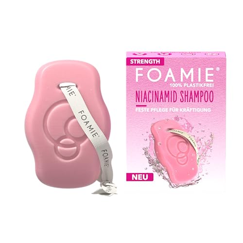 Foamie Festes Shampoo STRENGTH mit Niacinamid, Shampoo Volumen für Feines & Dünnes Haar, 80g – Nur 2,45€ statt 4,95€