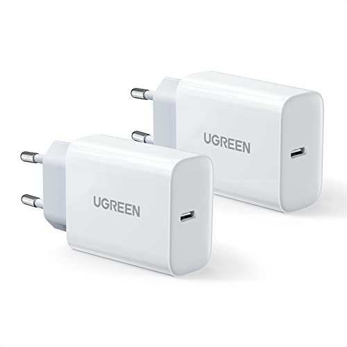 11,55€ statt 24,99€ – UGREEN 20W USB C Ladegerät 2 Pack bei Amazon