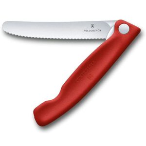 Victorinox Swiss Classic faltbares Gemüsemesser mit Wellenschliff – Perfekt für unterwegs für 14,36€ statt 20,98€