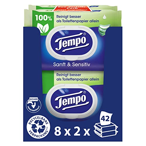 Tempo Feuchte Toilettentücher 16×42 Amazon Spar Abo – Jetzt für nur 18,26€ statt 27,12€