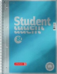 Spare 22,41€! 5 Stück Brunnen 1067147 Notizblock/Collegeblock Dotted Premium Deckblatt, nur 0,76€ pro Stück