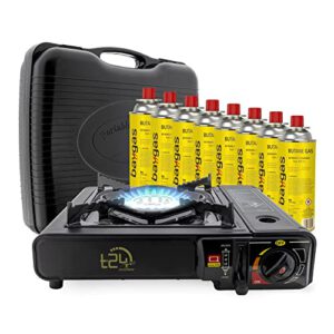 21,24€ statt 29,98€ – Gaskocher / Camping Propangaskocher inkl. 8 Gas Kartuschen – 15% Rabatt Coupon auf Amazon