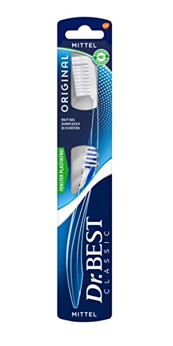 Dr.BEST Original Zahnbürste, Mittel (1 Stück) – Prime Spar-Abo für nur 0,86€ (statt 1,39€)