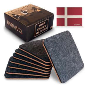 Barvivo Filzuntersetzer für Gläser – Angebot: 5,06€ statt 13,86€ – Spare 8,80€